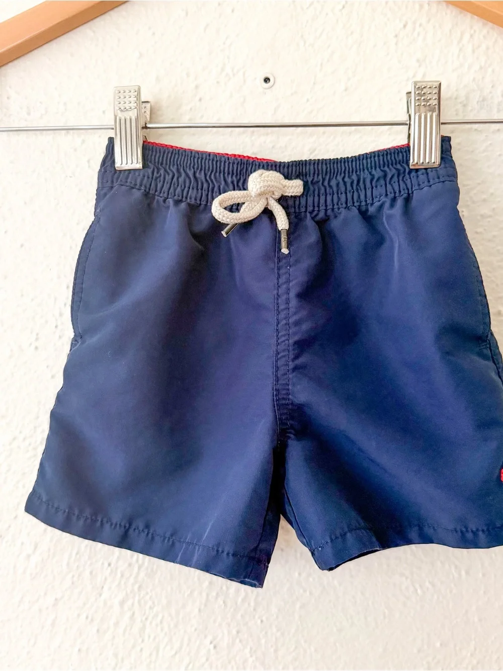Ralph Lauren Baby Boys Navy Blue Swim Trunks